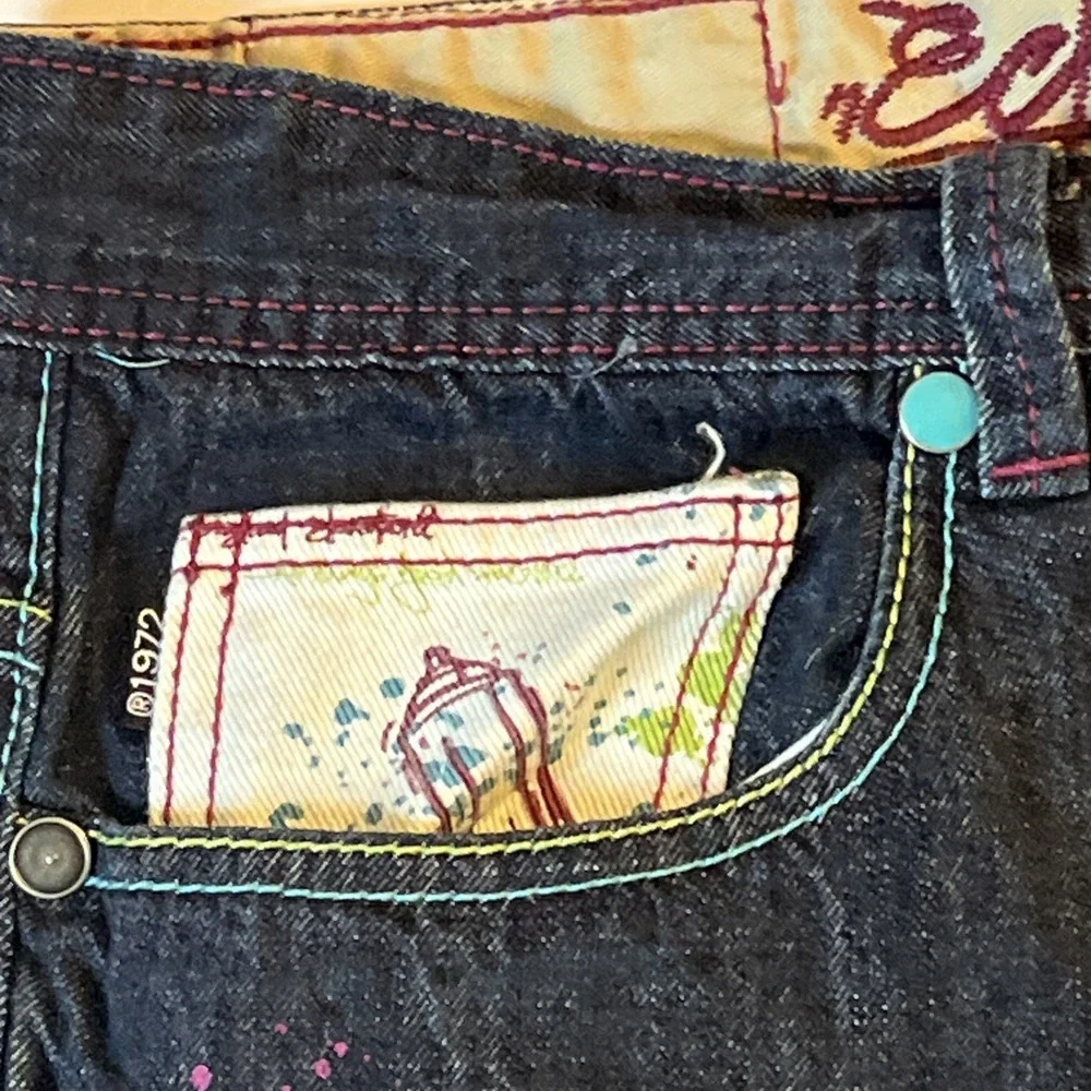 Ecko Unlimited Baggy Fit Jeans Skater Skateboard Mens 36 Vintage Y2K Street Wear